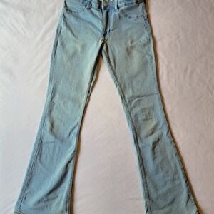 H&M Girls Light Wash Flare Jeans